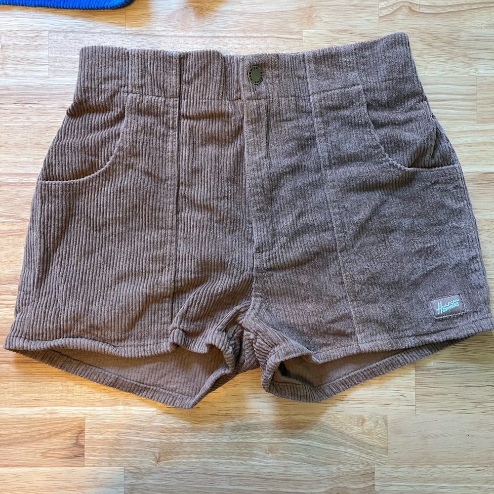 Hammies shorts, brown corduroy.